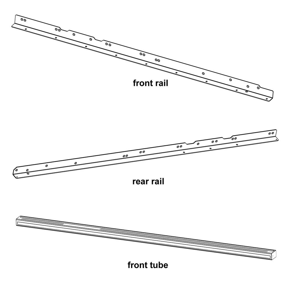 Professional And Cns 36&rdquo; Rail Assembly